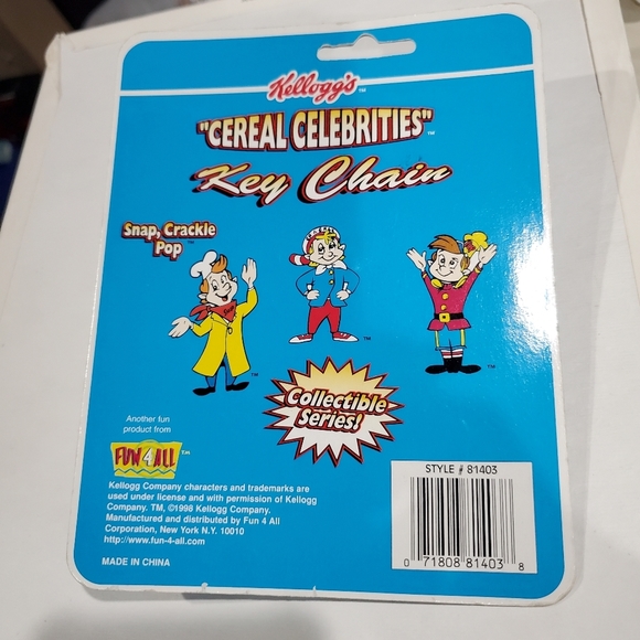 ❤️ Vintage Kellogg’s Cereal Keychain Ornaments and Fisher Price "Corn Popper" 👀 - Picture 8 of 14